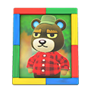 Grizzly's Photo Animal Crossing New Horizons | ACNH Items - ACNHMALL