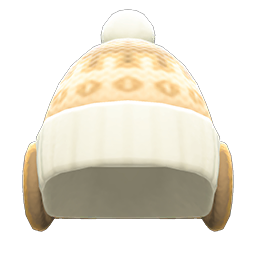 Knit Cap With Earmuffs