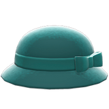Bowler Hat With Ribbon