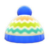 Colorful Striped Knit Cap