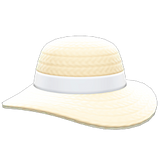 Wide-Brim Straw Hat