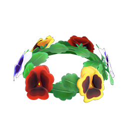 Pansy Crown DIY