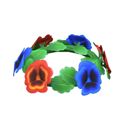 Cool Pansy Crown