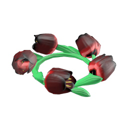 Dark Tulip Crown DIY