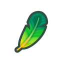 Green Feather Animal Crossing New Horizons | ACNH Critter - ACNHMALL