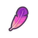 Purple Feather Animal Crossing New Horizons | ACNH Critter - ACNHMALL