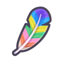 Rainbow Feather Animal Crossing New Horizons | ACNH Critter - ACNHMALL