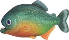 Piranha Animal Crossing New Horizons | ACNH Critter - ACNHMALL