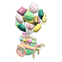 Plaza Balloon Wagon Animal Crossing New Horizons | ACNH Critter - ACNHMALL