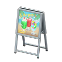 Standing Shop Sign Animal Crossing New Horizons | ACNH Critter - ACNHMALL