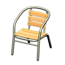 Metal-And-Wood Chair Animal Crossing New Horizons | ACNH Critter - ACNHMALL