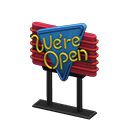 Diner Neon Sign Animal Crossing New Horizons | ACNH Critter - ACNHMALL
