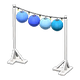White x Blue