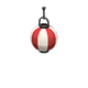 Black x Red & white stripes