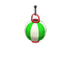 Red x Green & white stripes