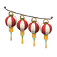 Gold x Red & white stripes Gold x Red & white stripes
