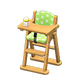 Natural wood x Green