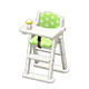 White x Green