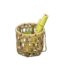 Bamboo Basket Animal Crossing New Horizons | ACNH Critter - ACNHMALL