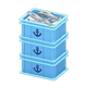 Light blue x Anchor
