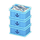 Stacked Fish Containers Animal Crossing New Horizons | ACNH Critter - ACNHMALL