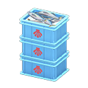 Stacked Fish Containers Animal Crossing New Horizons | ACNH Critter - ACNHMALL