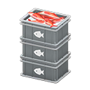 Stacked Fish Containers Animal Crossing New Horizons | ACNH Critter - ACNHMALL