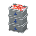 Stacked Fish Containers Animal Crossing New Horizons | ACNH Critter - ACNHMALL