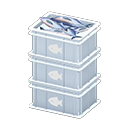 Stacked Fish Containers Animal Crossing New Horizons | ACNH Critter - ACNHMALL