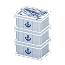 Stacked Fish Containers Animal Crossing New Horizons | ACNH Critter - ACNHMALL