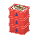 Stacked Fish Containers Animal Crossing New Horizons | ACNH Critter - ACNHMALL