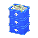 Stacked Fish Containers Animal Crossing New Horizons | ACNH Critter - ACNHMALL