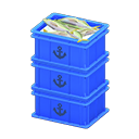 Stacked Fish Containers Animal Crossing New Horizons | ACNH Critter - ACNHMALL