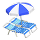 Blue x Blue & white Blue x Blue & white