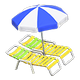 Yellow x Blue & white Yellow x Blue & white
