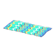Cyan zigzags