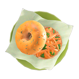 Carrot Bagel Sandwich DIY