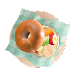 Mixed-Fruits Bagel Sandwich DIY