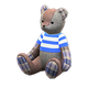 Tweed x Blue stripes Tweed x Blue stripes