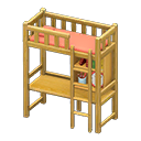 Loft Bed With Desk Animal Crossing New Horizons | ACNH Critter - ACNHMALL