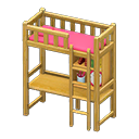Loft Bed With Desk Animal Crossing New Horizons | ACNH Critter - ACNHMALL