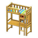 Loft Bed With Desk Animal Crossing New Horizons | ACNH Critter - ACNHMALL