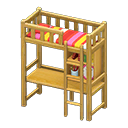 Loft Bed With Desk Animal Crossing New Horizons | ACNH Critter - ACNHMALL
