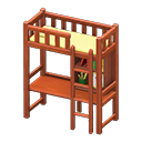 Loft Bed With Desk Animal Crossing New Horizons | ACNH Critter - ACNHMALL