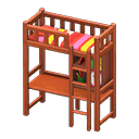 Loft Bed With Desk Animal Crossing New Horizons | ACNH Critter - ACNHMALL