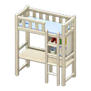 Loft Bed With Desk Animal Crossing New Horizons | ACNH Critter - ACNHMALL