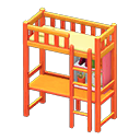 Loft Bed With Desk Animal Crossing New Horizons | ACNH Critter - ACNHMALL