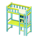 Loft Bed With Desk Animal Crossing New Horizons | ACNH Critter - ACNHMALL
