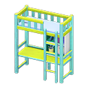 Loft Bed With Desk Animal Crossing New Horizons | ACNH Critter - ACNHMALL