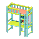 Loft Bed With Desk Animal Crossing New Horizons | ACNH Critter - ACNHMALL